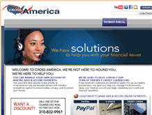Tablet Screenshot of crossamerica.com